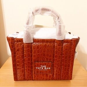 Marc Jacobs Croc-Embossed Tote Bag